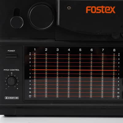 Fostex Model 80 1/4" 8-Track Reel-To-Reel Tape Machine w/ Case & Cables #51293 image 6