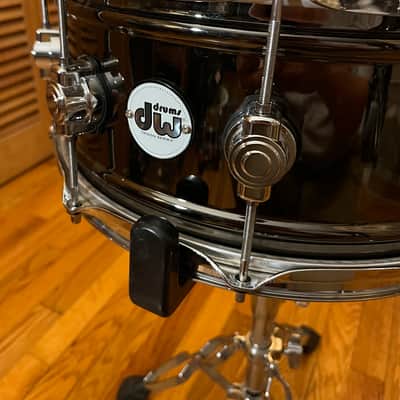 DW Design Series 6.5x14" Black Nickel Over Brass Snare Drum 2017 - Present - Black Nickel Over Brass image 4