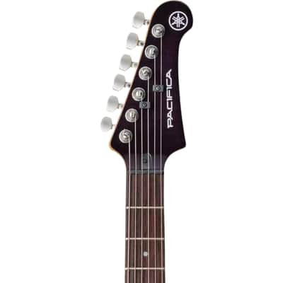 Yamaha Trans Purple, PAC611 Electric Guitar image 3