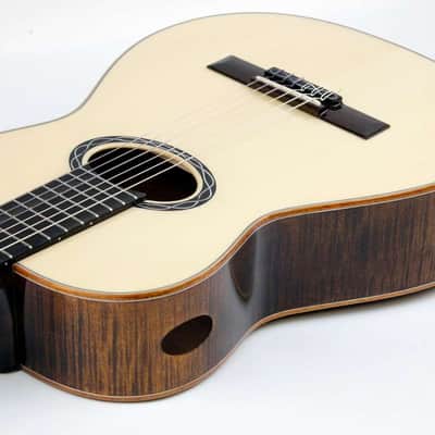 Eastman Cabaret Classical Jazz Acoustic-Electric Guitar, Case, New #M2006931 image 3