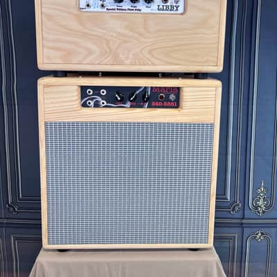 Marla Amps S40-5881 Combo + LIBBY Reverb Unit Natural Polyurethane Satin image 3