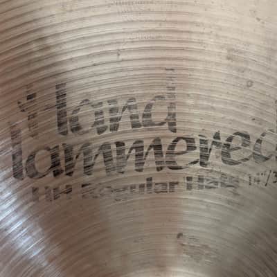 Sabian 14" HH Hand Hammered Regular Hi-Hat Cymbals (Pair) 1992 - 1998 - Natural image 5