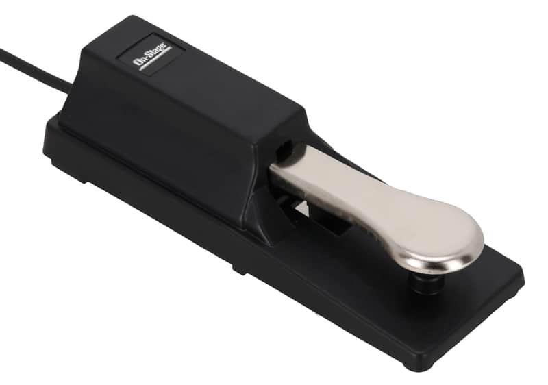 On-Stage KSP100 Keyboard Sustain Pedal w/Integrated 6' Cable image 1