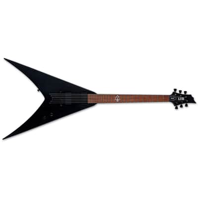 ESP LTD HEX-200 Nergal Signature Guitar - Black Satin image 3