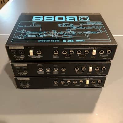 Boss RBF-10, RPS-10, RCE-10 Micro Rack Effects Package 80s imagen 2