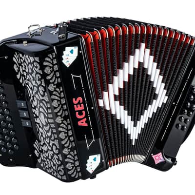 Hohnica Aces Accordion 3-Register EAD Tone - Black (ACES II EBK) image 9