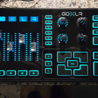 TC Helicon GoXLR, Go XLR, 4-Channel Mixer, Motorized Faders, Sound Board and Vocal Effects - Black image 1