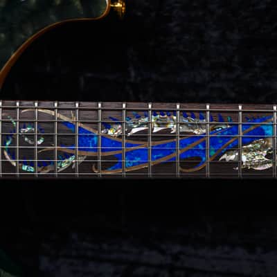 PRS Dragon III #46 of 100 Quilted Maple Top Teal Black /Brazilian Rosewood 1994 w/OHSC image 12