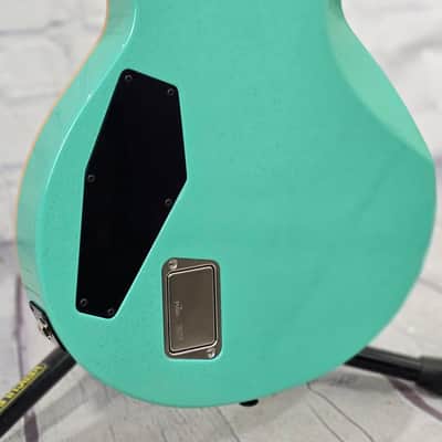 ESP Guitars USA Eclipse 6 String Electric Guitar Midori Gold Sparkle image 10