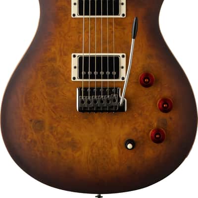 PRS SE Exotic DGT David Grissom Signature Laurel Burl Limited Edition Electric Guitar, Rosewood Fingerboard, McCarty Tobacco Burst image 2
