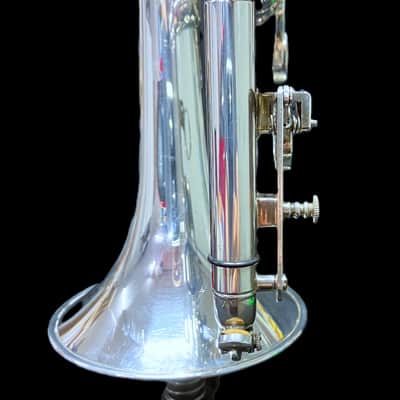 Besson Boosey & Hawkes Sovereign Cornet • Silver-Plated Eb image 12