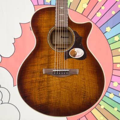 Ibanez AE Series AE340FMH Grand Auditorium Acoustic-Electric Guitar, CLOSEOUT image 1