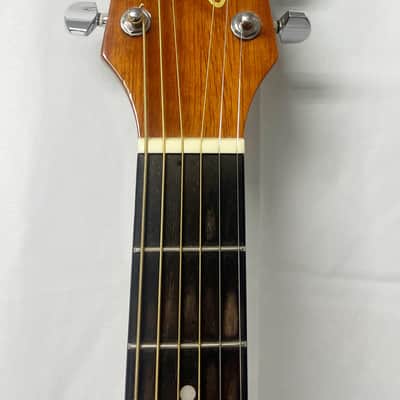 Jasmine S45 SK Natural/Gloss Acoustic Dreadnought W/Hard Case 2000s - Clear Gloss image 7