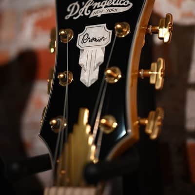 D'Angelico Premier EXL-1 Hollow Body Archtop - Satin Honey Blonde image 3