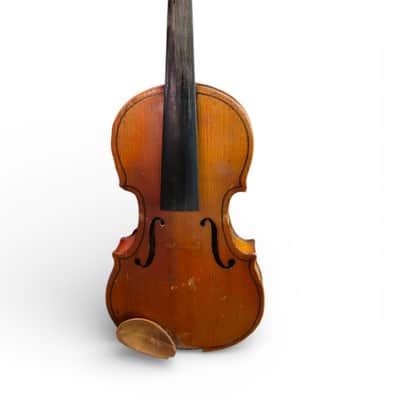 Vintage 1975 Soviet Student Violin 1/8 Moscow Cold War Era with 3 Old Bows & Original Cloth Bag imagen 2