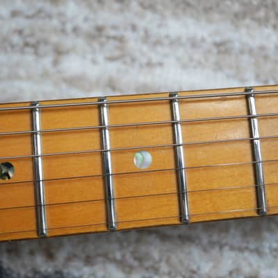 Fender Japan STR-135RK SWS Richie Kotzen Signature Stratocaster MIJ 1993-1994 See-Thru White Sunburst image 11