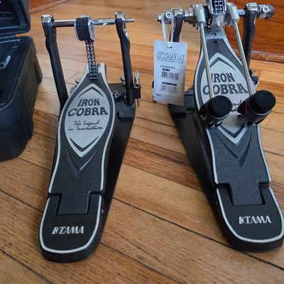 Tama HP900PWN Iron Cobra 900 Series Power Glide Double Bass Drum Pedal 2010s - Black/Chrome image 2