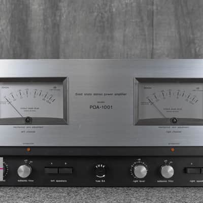 DENON POA-1001 Power Amplifier in Good Condition image 5