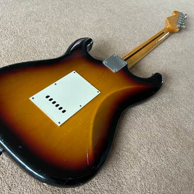 Richwood Stratocaster Unknown - Sunburst electric guitar image 7