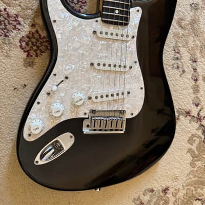 Left Handed Fender 40th Anniversary American Standard Stratocaster with Rosewood Fretboard 1994 - Black image 2