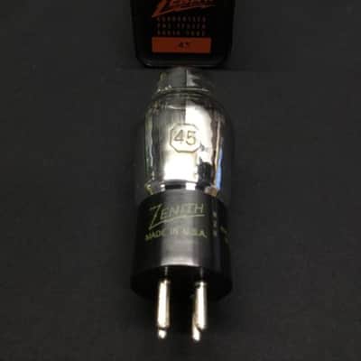 ZENITH NOS NIB # 45 TIN CAN BOX (Sealed) Amplifier VACUUM TUBE Tested 11.8739 image 1