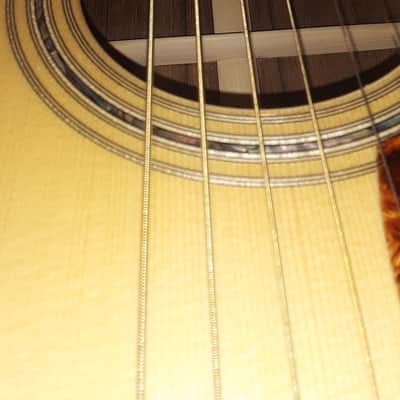 Marklund D-42S 2018  Moon Spruce/Madagascar  (Unreal 12 fret tone and string separation) image 9