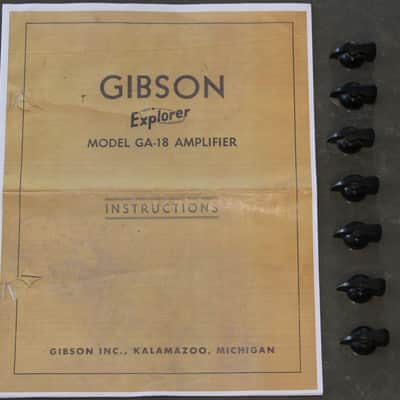 Vintage Chicken Head Knobs for 1950's to early 1960's Brown Gibson Amps image 2