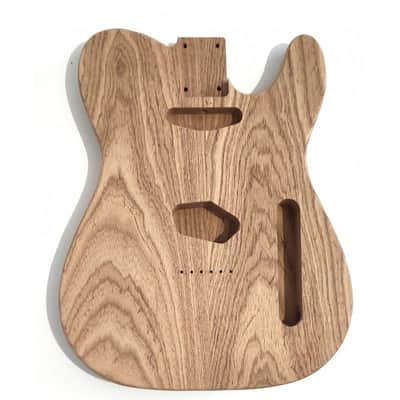 Unfinished 2 pcs Roasted Swamp ash Body Telecaster style, Light (-1,8kg / -3,9lb image 4