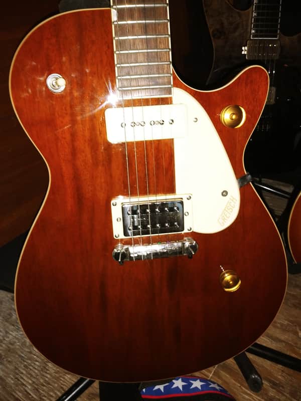 Gretsch G2215-P90 Streamliner Junior Jet Club 2020 Single Barrel Natural Finish image 1