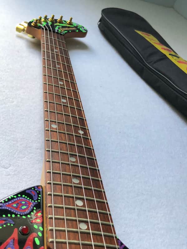☣️Mini Hide☣️ Fernandes YELLOW HEART ZO-3 X JAPAN custom hide