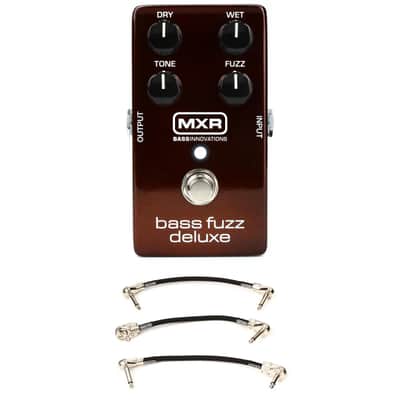 MXR M84 Bass Fuzz Deluxe Pedal with 3 Patch Cables image 1