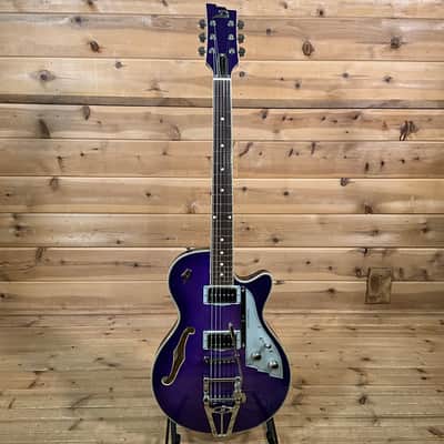 Duesenberg Starplayer TV Semi-Hollow Electric Guitar - Galaxy Blast Purple image 2