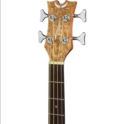 Dean Exotica Quilt Ash Acoustic Bass w/ Aphex Electronics EQABA-GN image 17