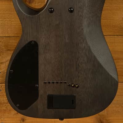 Ibanez RG9PB Axion Label 9-String - Macassar Ebony - Transparent Grey Flat image 4