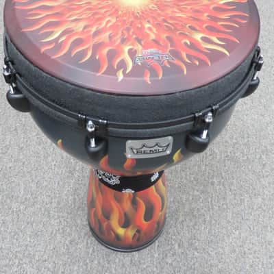 REMO - DJ-0014-30D - Remo-Djembe Mondo 14" Flames with Remo Bag image 9
