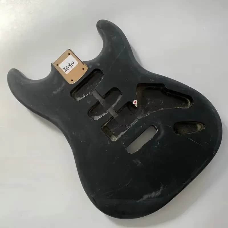 Black Strat Style Guitar Body DIY Project image 1