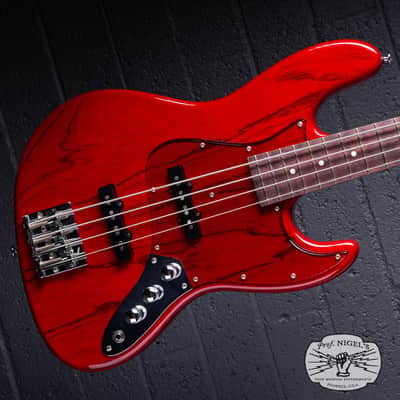 Momose MJ2-PH Jazz Bass – Purpleheart Neck – Burner Ash MIJ image 24