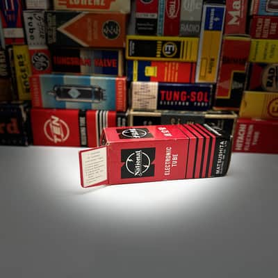 1x Vintage Sealed Panasonic 6DJ8 /Rare Unopened 1960s Edtn /6922 7DJ8 Sub /Premium Classic WarmMids TranslucentHighs /GrailVocals RodeMic K2 NTK /'JapansBugleBoy!?' image 2