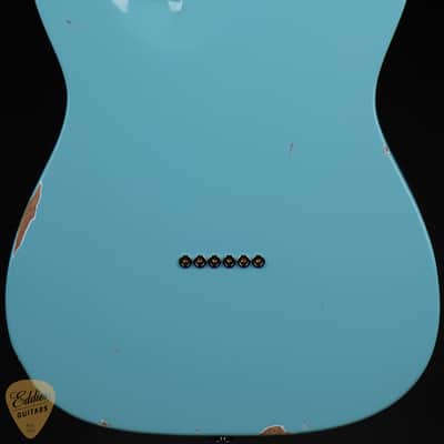 2024 - Suhr Eddie's Guitars Exclusive Roasted Classic T Antique - Daphne Blue #78332 image 4