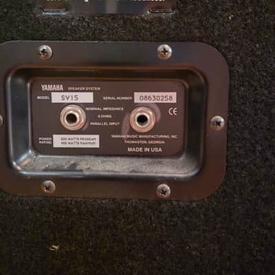 2 YAMAHA S115III Club Series III 15-inch passive PA speakerS LATE 1990 - EXCELLENT image 4