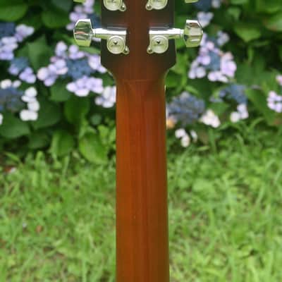 1990 Yairi semi-dreadnought size Acoustic Guitar 40-LO - Natural+Martin Hard Case image 8