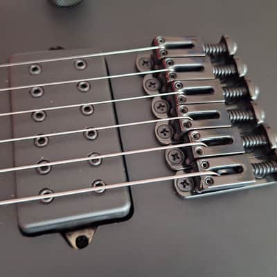 Ibanez RGRTB621-BKF Iron Label 2022 - Flat Black image 7
