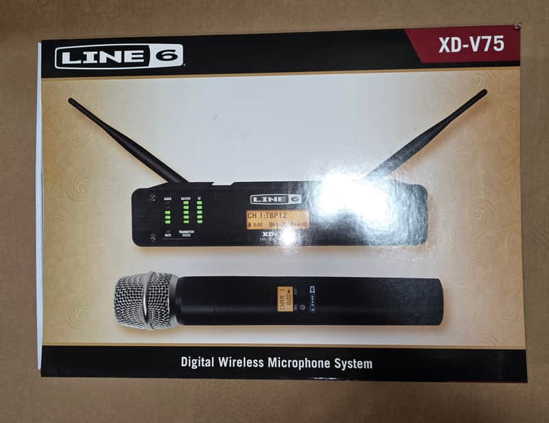 Line 6 XD-V75 Handheld Wireless Vocal Microphone | Reverb Line 6 XD-V75 Handheld Wireless Vocal Microphone | Reverb