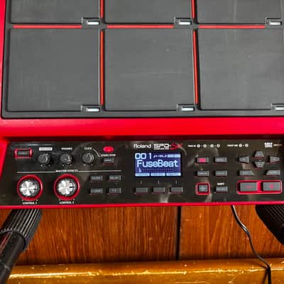 Roland SPD-SX Special Edition Sampling Percussion Pad Sparkling Red Finish w/ power supply image 3
