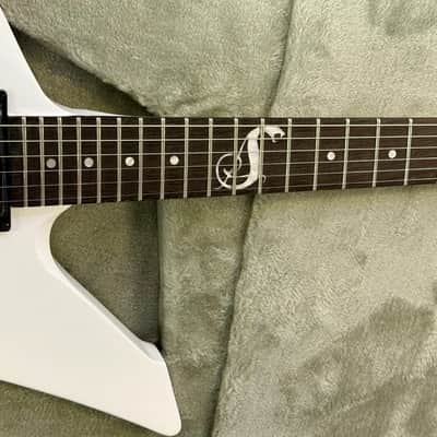 ESP LTD James Hetfield Signature Snakebyte Electric, Snow White with Hardshell Case image 3