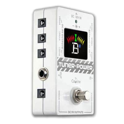 CALINE CP-09 Tuner and Pedal Power Supply in one True Bypass Large Clear display image 5