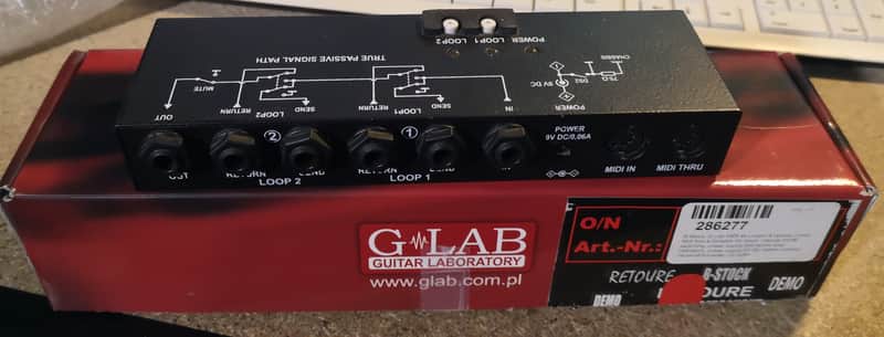 G-lab MIDI 2X LOOPER image 1
