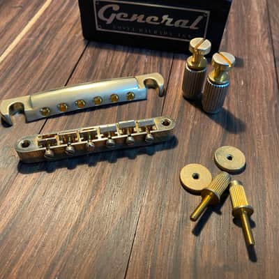 Faber  Bulk set Faber hardware for Les paul Nashville to True historic correct hardware Aged Gold co image 3