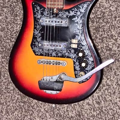 Vintage Teisco del ray  Model et-200n  Electric guitar  made in japan image 3