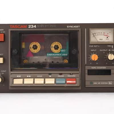 Tascam 234 Syncaset Professional 4 Track Cassette Deck #49592 image 4